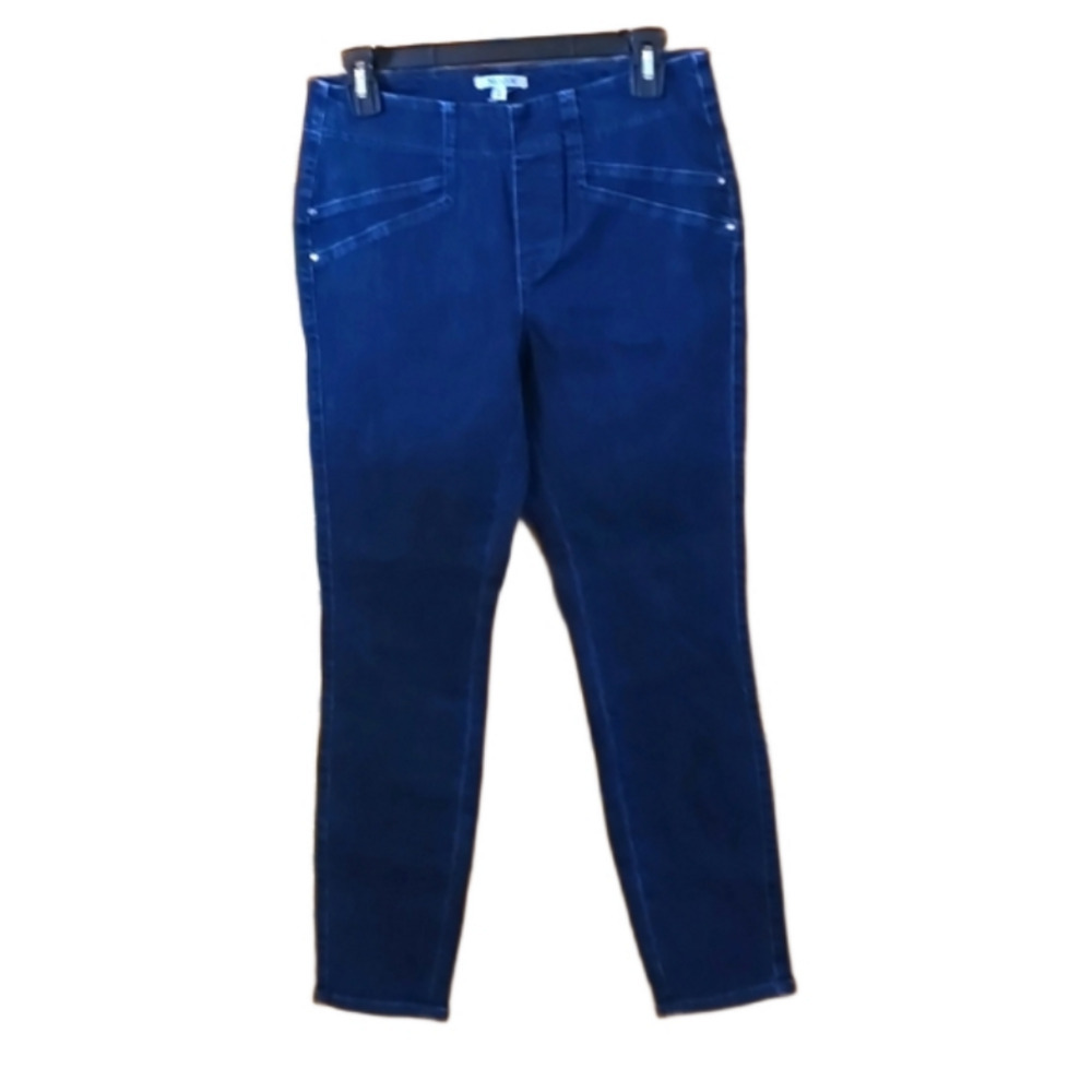 Nic + Zoe Atlas Blue Jeans Straight Leg Mid-rise Women size 6